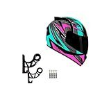Kit 2 Suportes De Parede Para Pendurar Capacete Acessórios Chaves Jaquetas E Mochilas Organizador Para Ciclistas Armazenamento Prático Ideal Para Garagem E Espaços Compactos Ganchos Paredes 