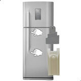 Kit 2 Suportes Puxador Inferior Refrigerador Tf51x Tf52 Orig