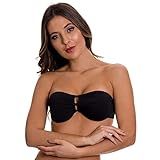 KIT 2 Sutiãs Tomara Q Caia Lingerie Sem Alça Com Bojo Estilo Sedutor V161 G BRANCO PRETO