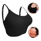 Kit 2 Sutiãs Top Cropped S costura C bojo Academia Conforto