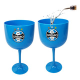Kit 2 Taça Copo Gin Coquetéis 580ml Time Grêmio Oficial Selo