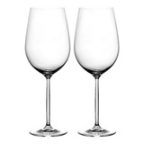 Kit 2 Taças Cristal Vinho Drink Tinto 750ml Transparente
