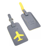 Kit 2 Tag De Mala Etiqueta De Identificação De Bagagem
