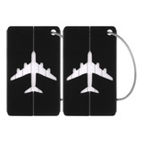Kit 2 Tag Mala Etiqueta De Identificação Bagagem Segurança