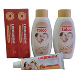 Kit 2 Talcos 2 Cremes De Assaduras Usederm P Idosos Bebês