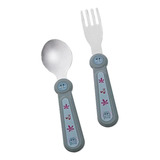 Kit 2 Talher Infantil Girotondo Baby Elefante Gafo E Colher