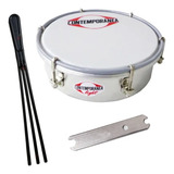 Kit 2 Tamborim Aluminio