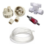 Kit 2 Tampas Co2 Caseiro Registro Ajuste Fino Anti Retorno