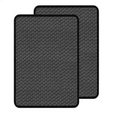 Kit 2 Tapete Higiênico Coletor De Areia Gato G 56x68cm Preto