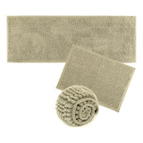 Kit 2 Tapete Macarrão Bolinha Antiderrapante Jogo Passadeira