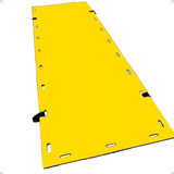 Kit 2 Tapete Prancha Colchão Plataforma Náutico Flutuante 3mx1mx40mm Retangular Gigante Lancha Barco Iate Mar Piscina Amarelo