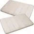 Kit 2 Tapetes De Banheiro Camesa Super Soft Cor Bege