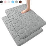 Kit 2 Tapetes De Banheiro Super Soft 60x40 Antiderrapante
