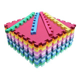 Kit 2 Tapetes Tatames Em Eva Decorativo Encaixe 50x50cm 20mm