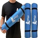Kit 2 Tapetes Yoga Mat Exercícios Em EVA 50x180cm 5mm DF1032 Azul Dafoca Sports