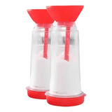 Kit 2 Tapioqueiras De Farinha Beiju Tapioca Peneira Armazena