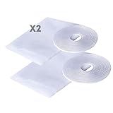 Kit 2 Tela Mosquiteiro Janela Anti Mosquito Inseto Pernilongo Ajustável