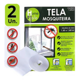 Kit 2 Telas Mosquiteiras Janela Anti inseto Mosquito 150x180