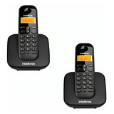 Kit 2 Telefone Sem Fio Intelbras Identificador Chama Ts 3110