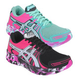 Kit 2 Tenis Asics Gel Sendai Caminhada Academia Original