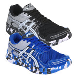 Kit 2 Tenis Asics Gel Sendai Masculino Treino Academia Top