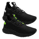 Kit 2 Tenis Ultrabone Black Para Caminhada Crossfit Macio