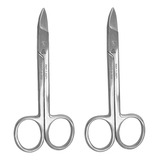 Kit 2 Tesoura Ouro Curva Cooperflex Prime