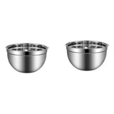 Kit 2 Tigela Inox