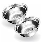 Kit 2 Tigelas Comedouro Inox Para Caes E Gatos Bebedouro Pet