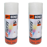 Kit 2 Tinta Spray 400ml Todas As Cores Para Uso Geral Cor Brando Fosco