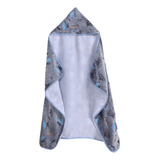 Kit 2 Toalha De Banho Bebe Soft Fleece Forrada Com Fralda