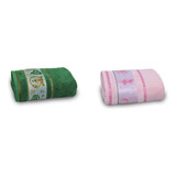 Kit 2 Toalhas De Banho Infantil Soft Baby Appel Personalize Cor Selva E Bailarina