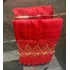 Kit 2 Toalhas Lavabo Bordada Natal Decoração Luxo Linda Isarts Cor Vermelho
