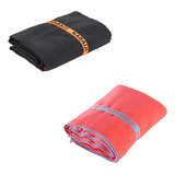 Kit 2 Toalhas Secagem Rápida Natação Praia Esportes 80x130cm