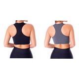 Kit 2 Top Academia Fitness Nadador Suplex Com Bojo Reforçado