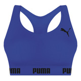 Kit 2 Top Academia Sem Costura Puma Costas Nadador Poliamida