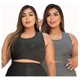 Kit 2 Top Plus Size Academia