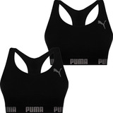 Kit 2 Top Puma Nadador Sem Costura Feminino Academia