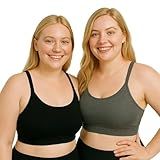 Kit 2 Top Reforçado Plus Size Alça Larga Confortável -BR- Numérico- 48- Plus Size-