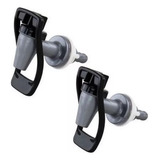 Kit 2 Torneiras Para Bebedouro Esmaltec Gelágua Egc35 Cor Cinza E Preto