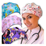 Kit 2 Touca Cirurgica Dentista Cozinha Gorro Enfermagem 5x