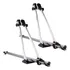 Kit 2 Transbike Aluminio Suporte Bicicleta Teto Carro Calha