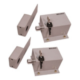 Kit 2 Trava Elétrica Eletromagnética P Portão 220v