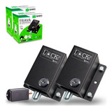 Kit 2 Trava Eletromagnética Portão Eletrônico Temporizador