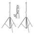 Kit 2 Tripés De Iluminação Aço Inox 2 60mt S  Rodinhas 8kg