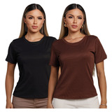 Kit 2 Tshirt Feminina
