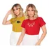 Kit 2 Tshirts  Feminina De Algodão Bordada Casual  Estilosa