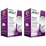 Kit 2 Un Absorvente Descartável Para Seios Philips Avent