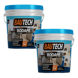 Kit 2 Unid Impermeabilizante Bautech Umidade Rodapé 12kg