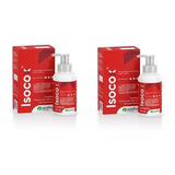 Kit 2 Unid Isocox 5 Pig Doser Bovino Suino 100ml Ouro Fino